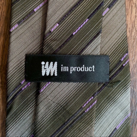Issey Miyake Green Tie - Picture 1 of 4